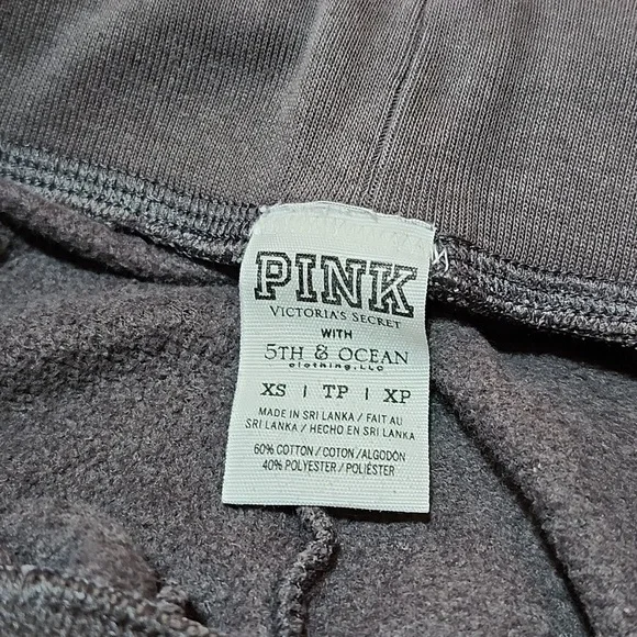 VINTAGE VS PINK 2012 NEBRASKA HUSKERS RED SHINE FLEECE JOGGERS 5TH & OCEAN XS - Picture 8 of 12